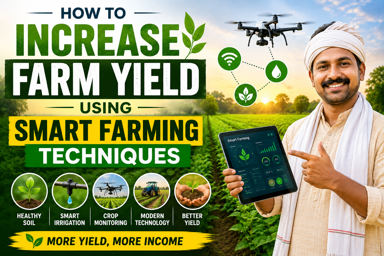 How to Increase Farm Yield Using Smart Farming Techniques
